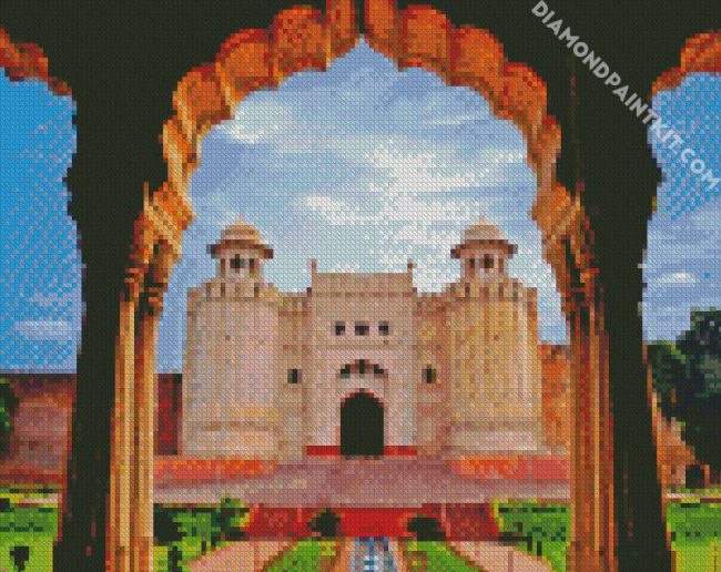 Lahore Fort Pakistan diamond paintings