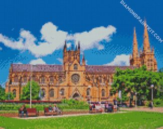 Saint Mary's Cathedral perth diamond painting
