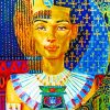 Aesthetic Egyptian Pharaon diamond painting