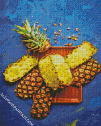 Aesthetic Pineapple diamond painting