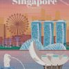 Asia Singapore Poster diamond paintings