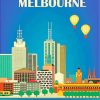 Australia Melbourne Poster diamond painting