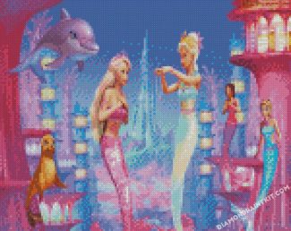 Barbie Mermaids diamond paintings