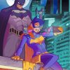 Batgirl And Batman diamond painting