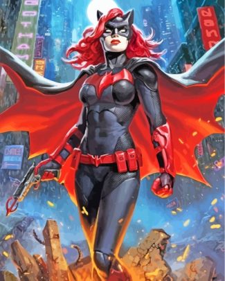 Batwoman hero diamond painting
