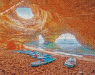 Benagil Caves Portugal diamond paintings