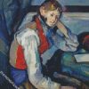 Boy in a Red Vest Gaugain diamond paintings