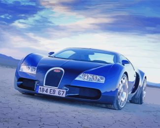 Bugatti Veyron diamond painting
