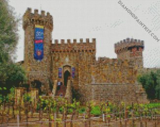Castello di Amorosa napa diamond paintings