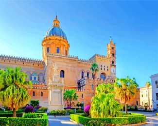Cattedrale di Palermo spain europe diamond paintings