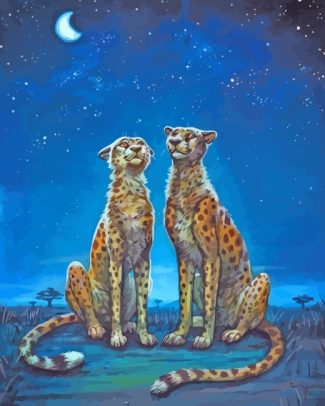 Cheetah Animals diamond painting