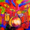 Colorful Drums diamond painting