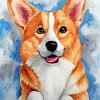 Corgi Dog Art diamond painting