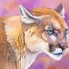 Cougar Cat Art diamond painting
