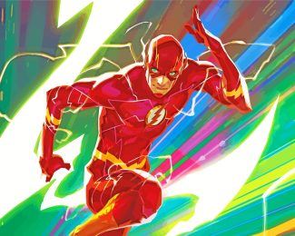 DC Flash Hero diamond painting