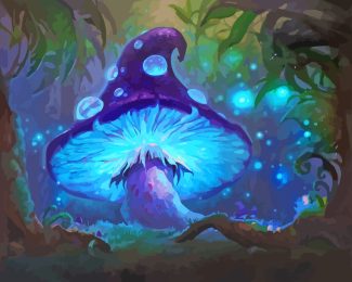 Fantasy Mushroom diamond painting