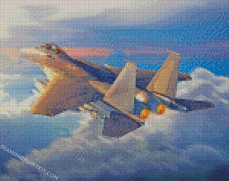 Fighter Jet diamond paintings