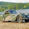 Green Vintage Bugatti diamond painting