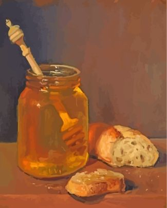 Honey And Bread diamond painting