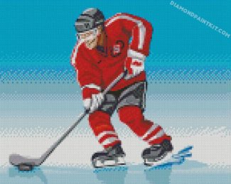 Ice Hockey Player diamond painting