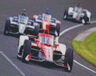 Indy racing cars diamond paintings