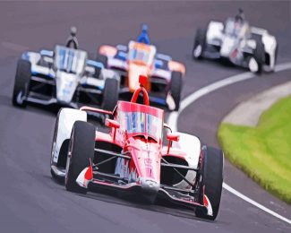 Indy racing cars diamond paintings