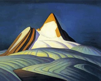 Isolation Peak Rocky Mountains by lawren diamond painting
