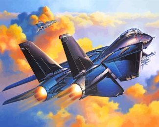 Jet Fighter Art diamond painting