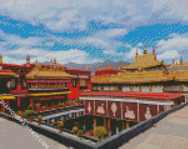 Jokhang Temple Lhasa diamond paintings