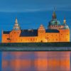 Kalmar Castle At Night diamond painting