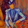 Lady in Blue Paul Cézanne diamond painting