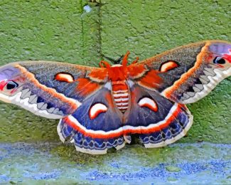 MOTH butterfly diamond painting