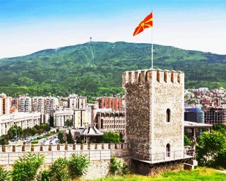 Macedonia Skopje Fortress diamond paintings