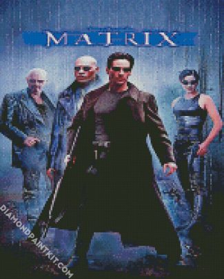 Matrix poster diamond paintings