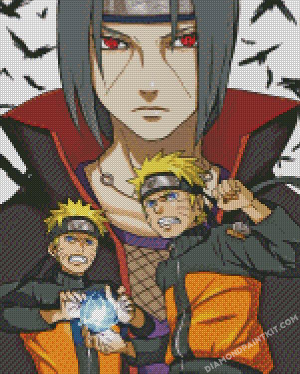 Naruto And Itachi - 5D Diamond Painting 