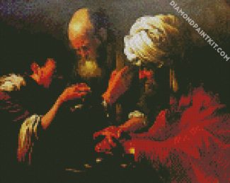Pilate washing his hands Hendrick ter Brugghen diamond paintiings