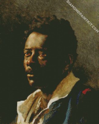 Portrait Study Théodore Géricault diamond paintings