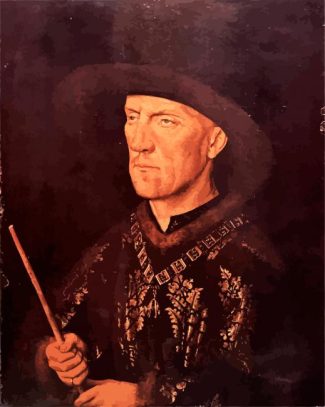 Portrait of Baudouin de Lannoy by Jan van Eyck diamond painting