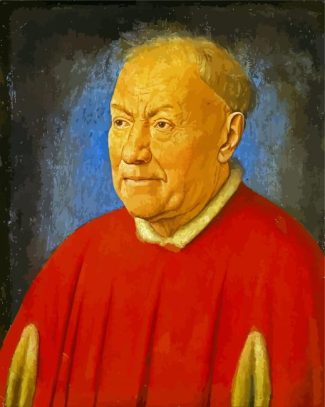 Portrait of Cardinal Niccolò Albergati Jan van Eyck diamond painting