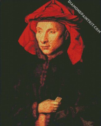 Portrait of Giovanni di Nicolao Arnolfini Jan van Eyck diamond paintings