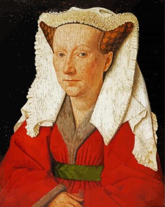 Portrait of Margaret van Eyck diamond painting