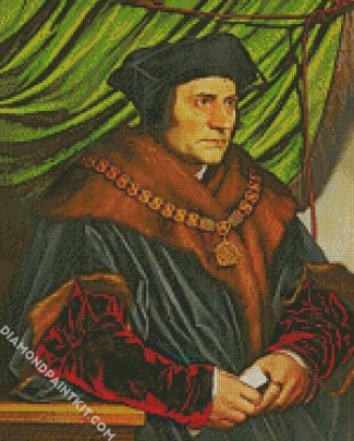 Portrait of Sir Thomas More by Holbein diamond paintings