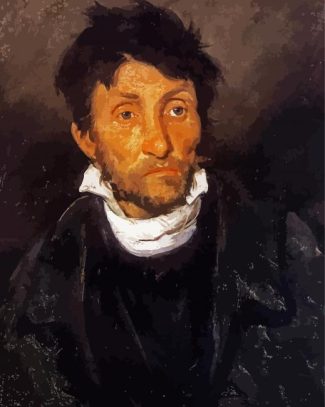 Portrait of a Kleptomaniac by Théodore Géricault diamond painting
