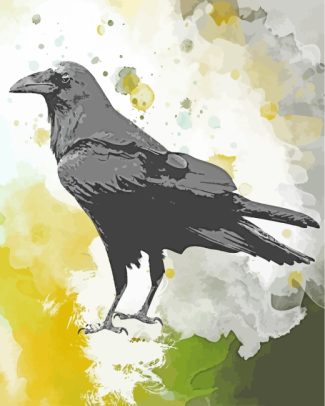 Raven Bird Art diamond painting