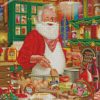 Santa Claus Cooking diamond paintings