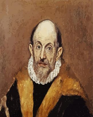 Self Portrait El Greco diamond paintings