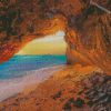 Sunset Seascape Cave diamond paintings