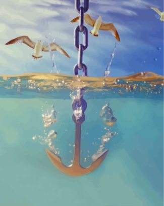 The Anchor diamond painting