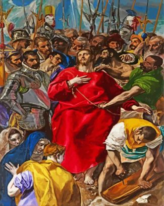 The Disrobing of Christ by El Greco diamond paintings