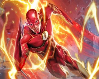 The Flash Hero Art diamond painting